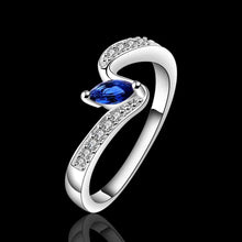 exo silver plated Engagement rings hiting the finish anillos bear Elegant111 ELY