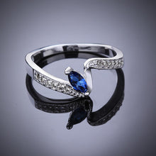 exo silver plated Engagement rings hiting the finish anillos bear Elegant111 ELY