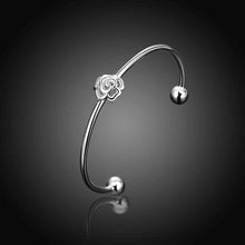 exo silver plated Rose men bracelet jewelry display SMTB223 ELY