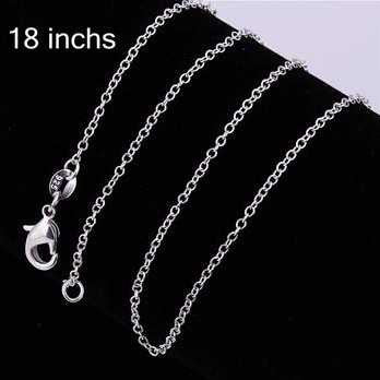 exo silver plated chain 1M 18inch Bead men jewelry 1 ELY