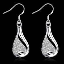 exo silver plated earings Inlaid Stone Bottle drop oorbellen charms 235 ELY