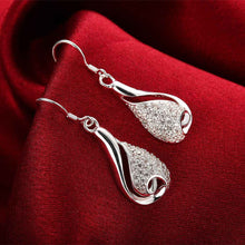 exo silver plated earings Inlaid Stone Bottle drop oorbellen charms 235 ELY