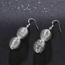 exo silver plated earings drop brinco collier plastron femme 633 ELY