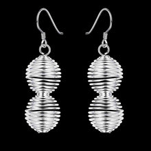 exo silver plated earings drop brinco collier plastron femme 633 ELY