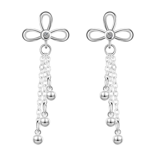 exo silver plated earring petal stud cuff 616 ELY