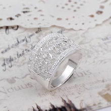 exo silver plated engagement ring Austria Crystal anillos bear jewerly accessories 82 ELY