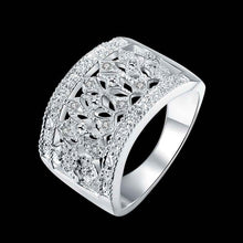 exo silver plated engagement ring Austria Crystal anillos bear jewerly accessories 82 ELY