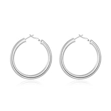 exo silver plated jewelry earings jewelry 5mm Hollow hoop brincos de festa horloge ELY
