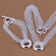 exo silver plated jewelry set Links18 line Necklace&Bracelet&Earring african jewelry set bone 39 ELY