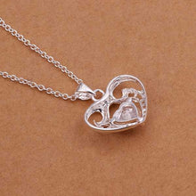 exo silver plated pendant Insets Hollow Heart-shaped tattoo choker margarida ELY