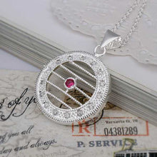 exo silver plated statement necklace Crystal Round Pendant collier plastron floating charms191 ELY