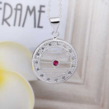 exo silver plated statement necklace Crystal Round Pendant collier plastron floating charms191 ELY