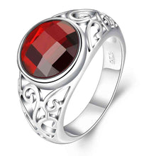 exo silver plated wedding ring Irregular insets anillos bear bijoux femme 734 ELY