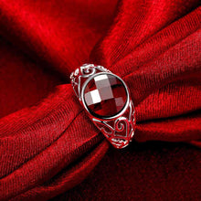 exo silver plated wedding ring Irregular insets anillos bear bijoux femme 734 ELY