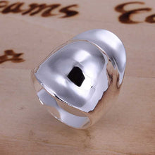 exo silver plated wedding ring Water Ripples aliancas accessories 34 ELY