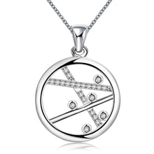 exo silver women necklace Dual Circle collares mujer bijoux168 ELY