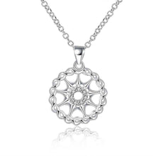 exo silver women necklace Dual Circle collares mujer bijoux168 ELY
