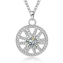 exo silver women necklace Dual Circle collares mujer bijoux168 ELY