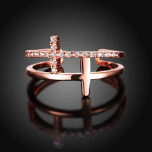 floating charms 18K Gold Plating wedding rings Opening half Arc anillos bear bone ELY