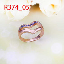 floating charms 18K Gold Plated rings for men blue wvfeo bague bone272 ELY