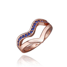 floating charms 18K Gold Plated rings for men blue wvfeo bague bone272 ELY