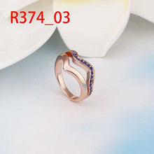 floating charms 18K Gold Plated rings for men blue wvfeo bague bone272 ELY