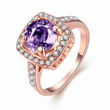 floating charms 18K Gold Plated wedding ring Four claws package beads bague bone143 ELY