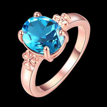 floating charms 18K Gold Plated wedding ring Four claws package beads bague bone143 ELY