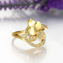 floating charms 18K Gold Plated wedding rings Snake eating flowers men ring collier plastron femme2 4 ELY