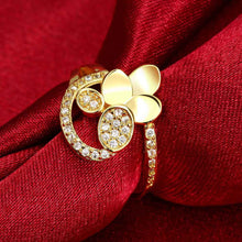 floating charms 18K Gold Plated wedding rings Snake eating flowers men ring collier plastron femme2 4 ELY