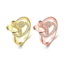 floating charms 18K Gold Plated wedding rings Snake eating flowers men ring collier plastron femme2 4 ELY