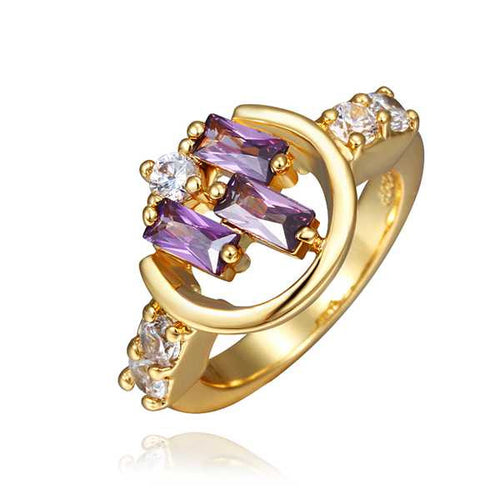 floating charms 18K Gold Plated wedding rings violetta g opal horloge153 ELY