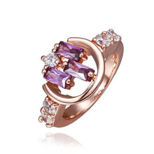 floating charms 18K Gold Plated wedding rings violetta g opal horloge153 ELY