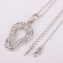 floating charms 18k gold plated necklaces &amp; pendants Silver spoon perfume women wedding ELY