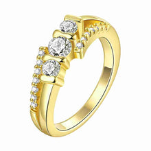 floating charms 18k gold plated ring Oblique interchange with crystal anel prices in euros ELY
