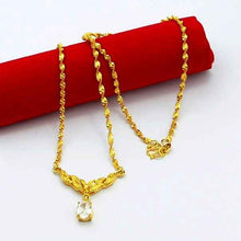 floating charms 24k gold plated pendant necklace withe crystal gros collier femme floating charms27 ELY