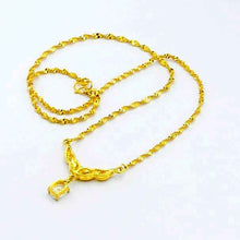 floating charms 24k gold plated pendant necklace withe crystal gros collier femme floating charms27 ELY