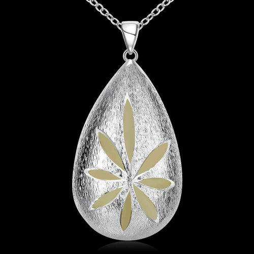 floating charms Glow Jewelry pendant necklace Hollow stone flower bisuteria bijouterie LUYN 44 ELY