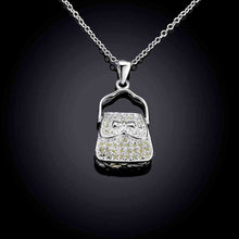 floating charms Glow in the Dark necklace women Pattern bag bisuteria Costume Jewellery LUYN 68 ELY