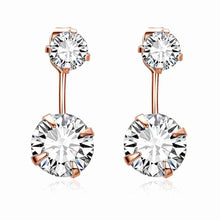 floating charms Platinum Plate Crystal earrings Crystal size drop oorbellen Personalized 337 ELY