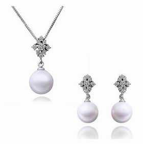 floating charms Platinum Plating Austrian Crystal jewelry sets beads lm N+E african jewelry set joias 56 ELY