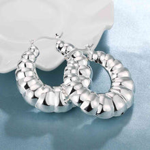 floating charms silver earrings Ball circle clip cufflinks diy 7 8 ELY