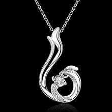 floating charms silver necklace go from fire collares men jewelry213 ELY