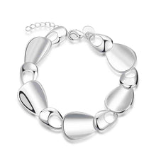 floating charms silver plated bracelet charms Multi chip chain friendship bracelets bijoux women465 ELY