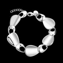floating charms silver plated bracelet charms Multi chip chain friendship bracelets bijoux women465 ELY