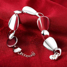 floating charms silver plated bracelet charms Multi chip chain friendship bracelets bijoux women465 ELY