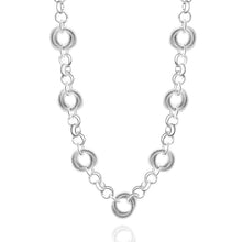 floating charms silver plated necklace pans and shin multi-layer necklaces jewelry139 ELY