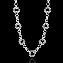 floating charms silver plated necklace pans and shin multi-layer necklaces jewelry139 ELY