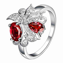 floating charms silver plated ring Large clusters of flowers ring men Factory ELY