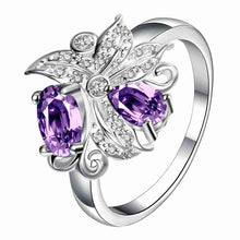 floating charms silver plated ring Large clusters of flowers ring men Factory ELY